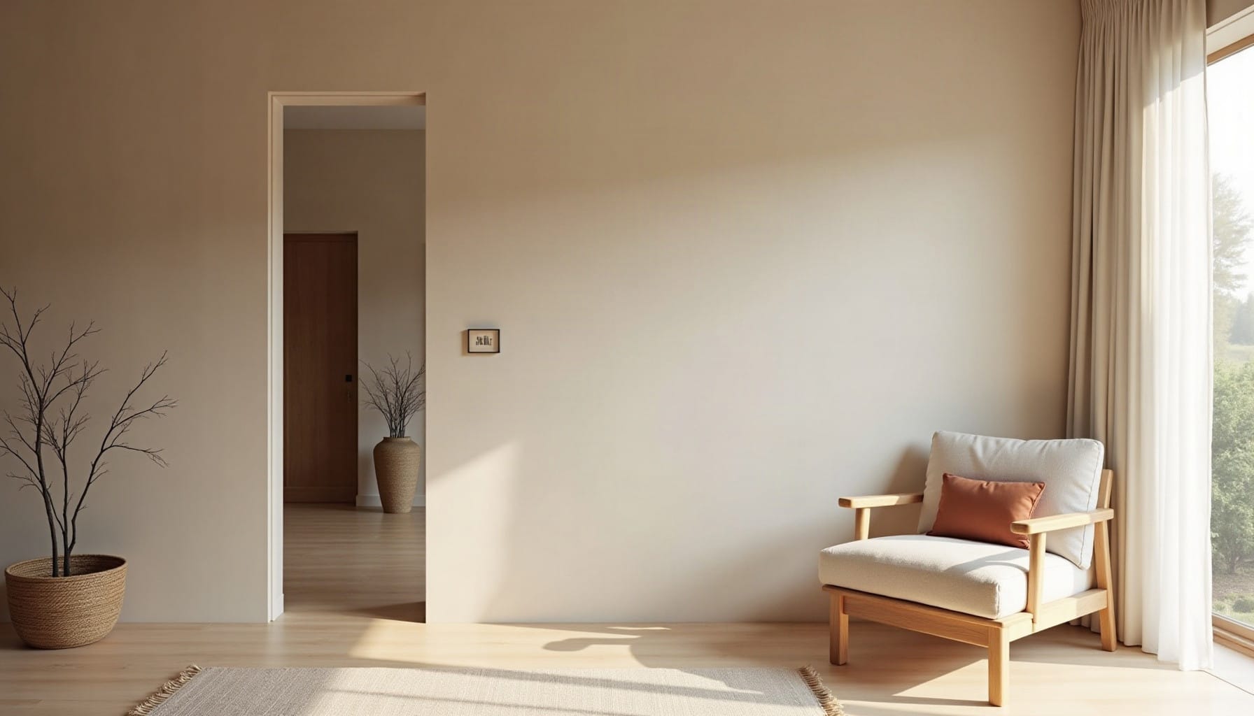entrance decor ideas, natural textures