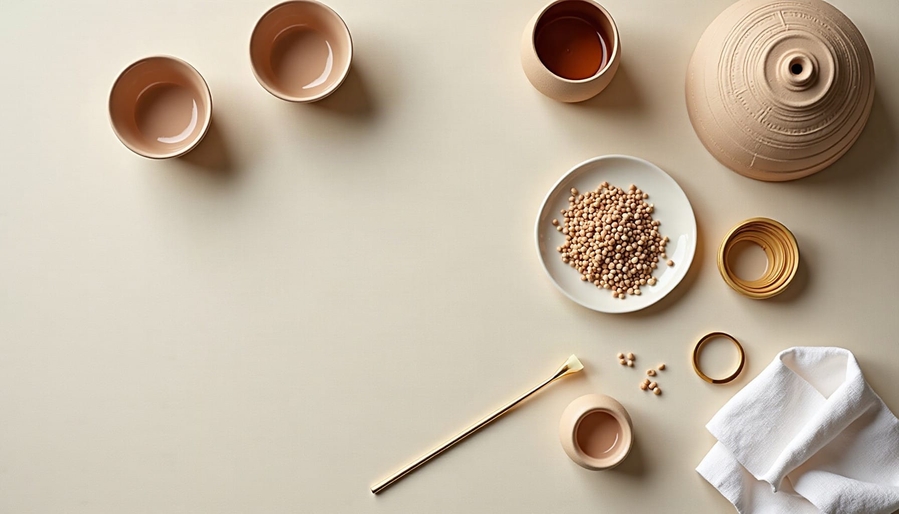 gold living room accessories, natural textures