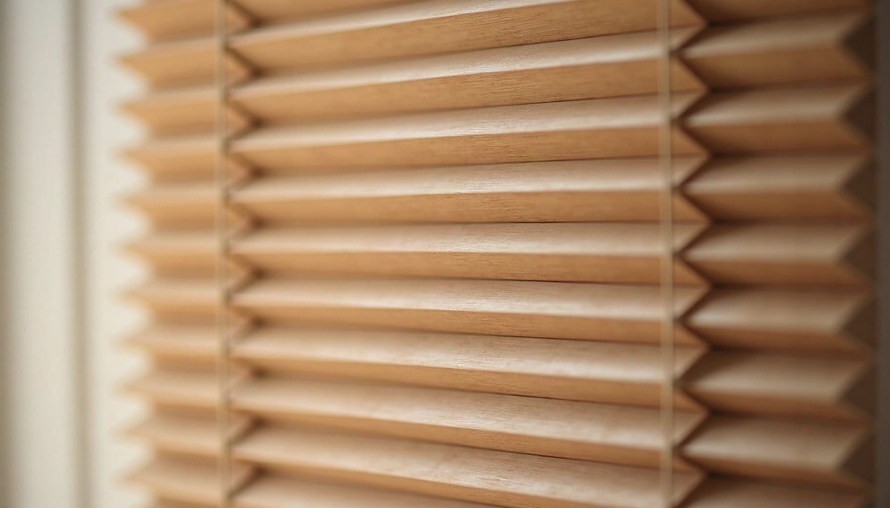 dark wood blinds, warm minimal detail