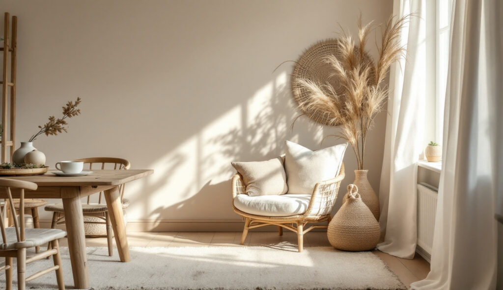 Dark Eco Interiors: How to Style a Moody Room with Natural Materials