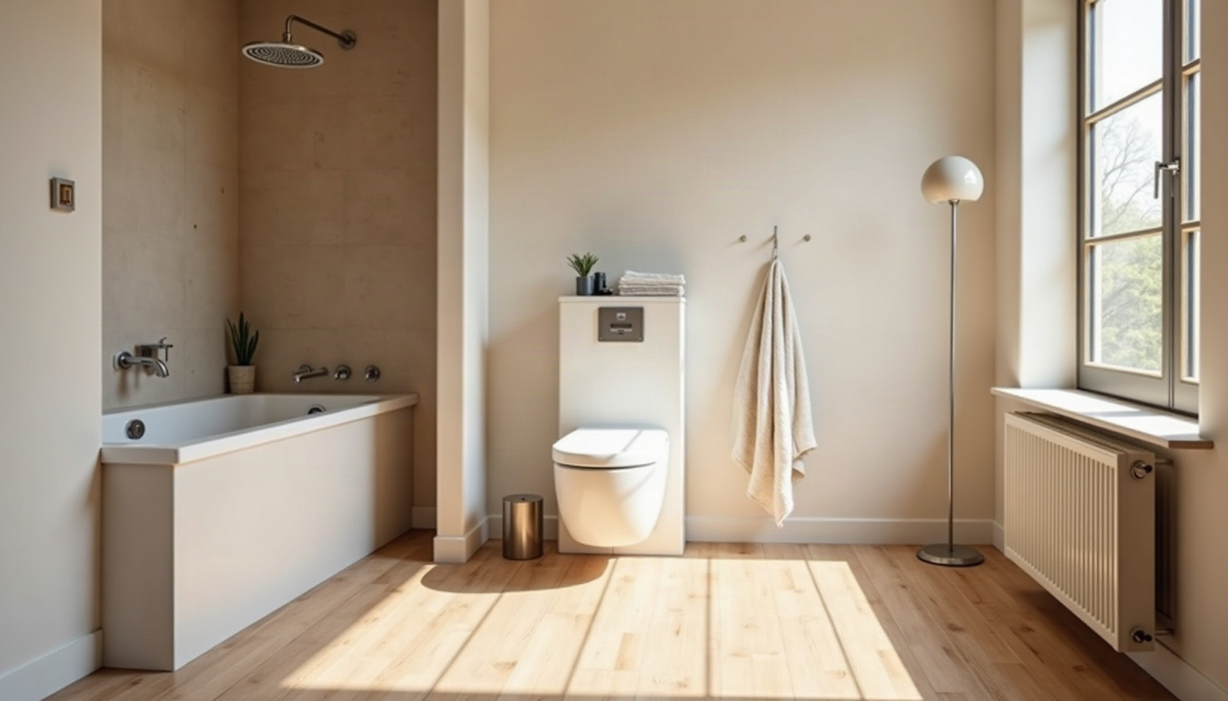 wet room ideas, natural textures
