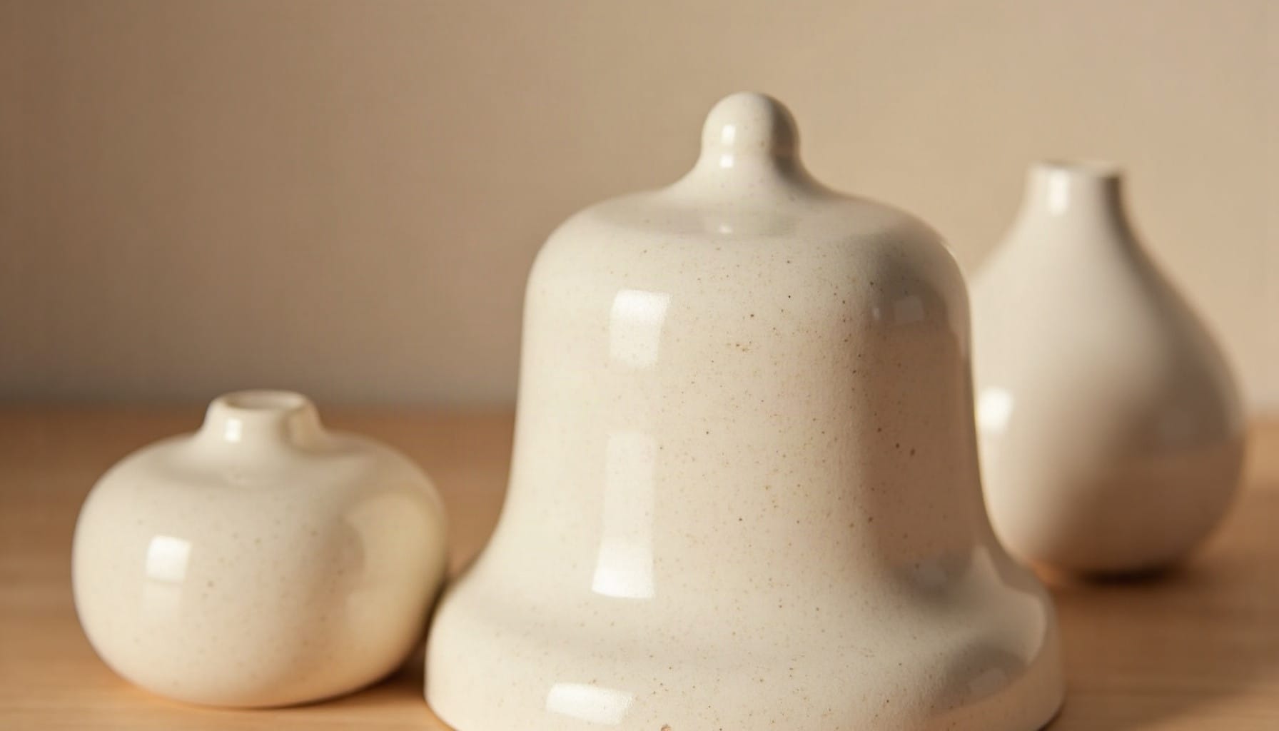 bell decor, warm minimal detail