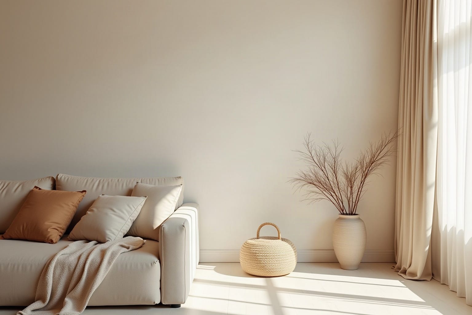 bell decor, natural textures