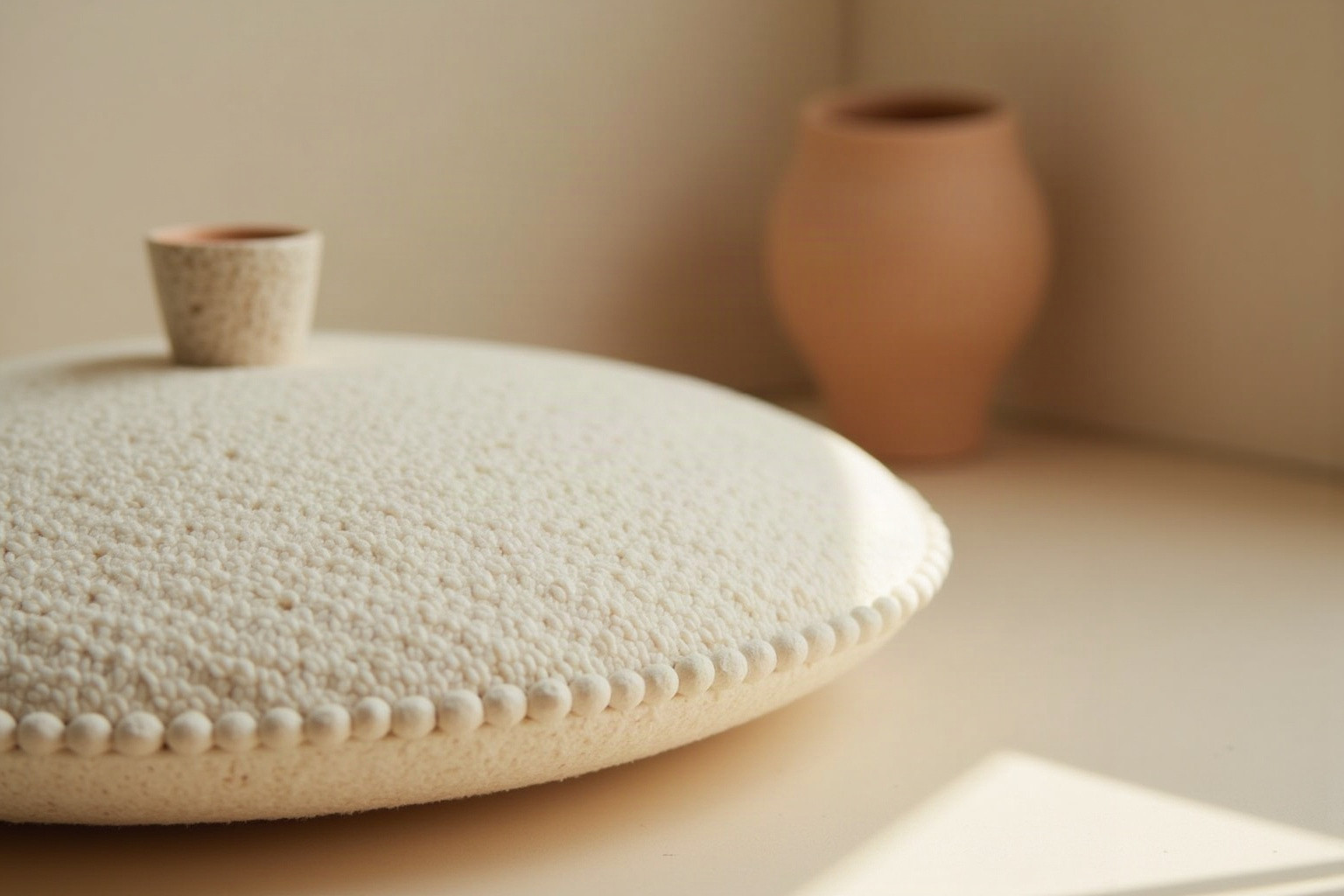 green room — warm minimal detail