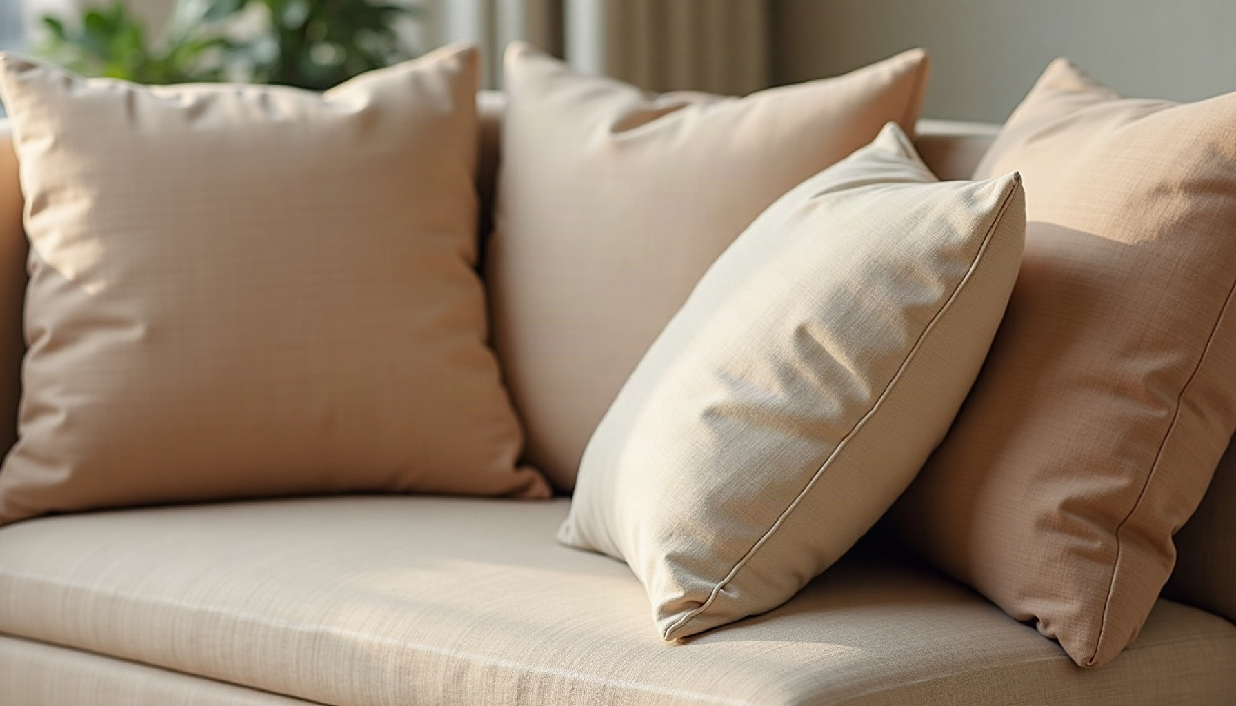 living room ideas with dark brown couches, warm minimal detail