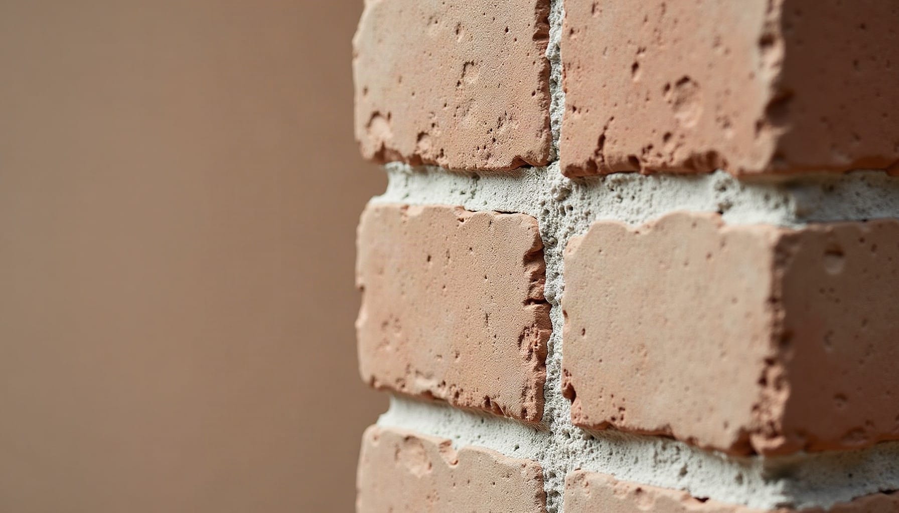 dark brick wall, warm minimal detail