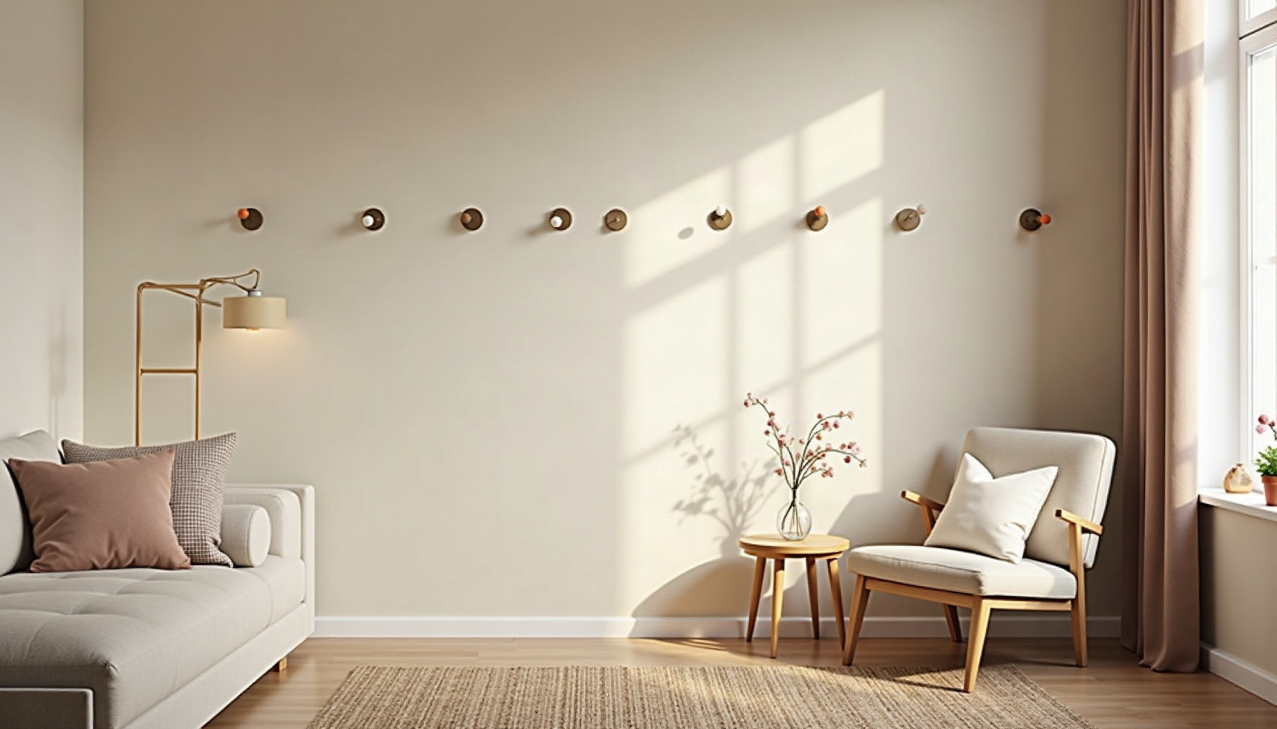 plasterboard wall hooks, natural textures
