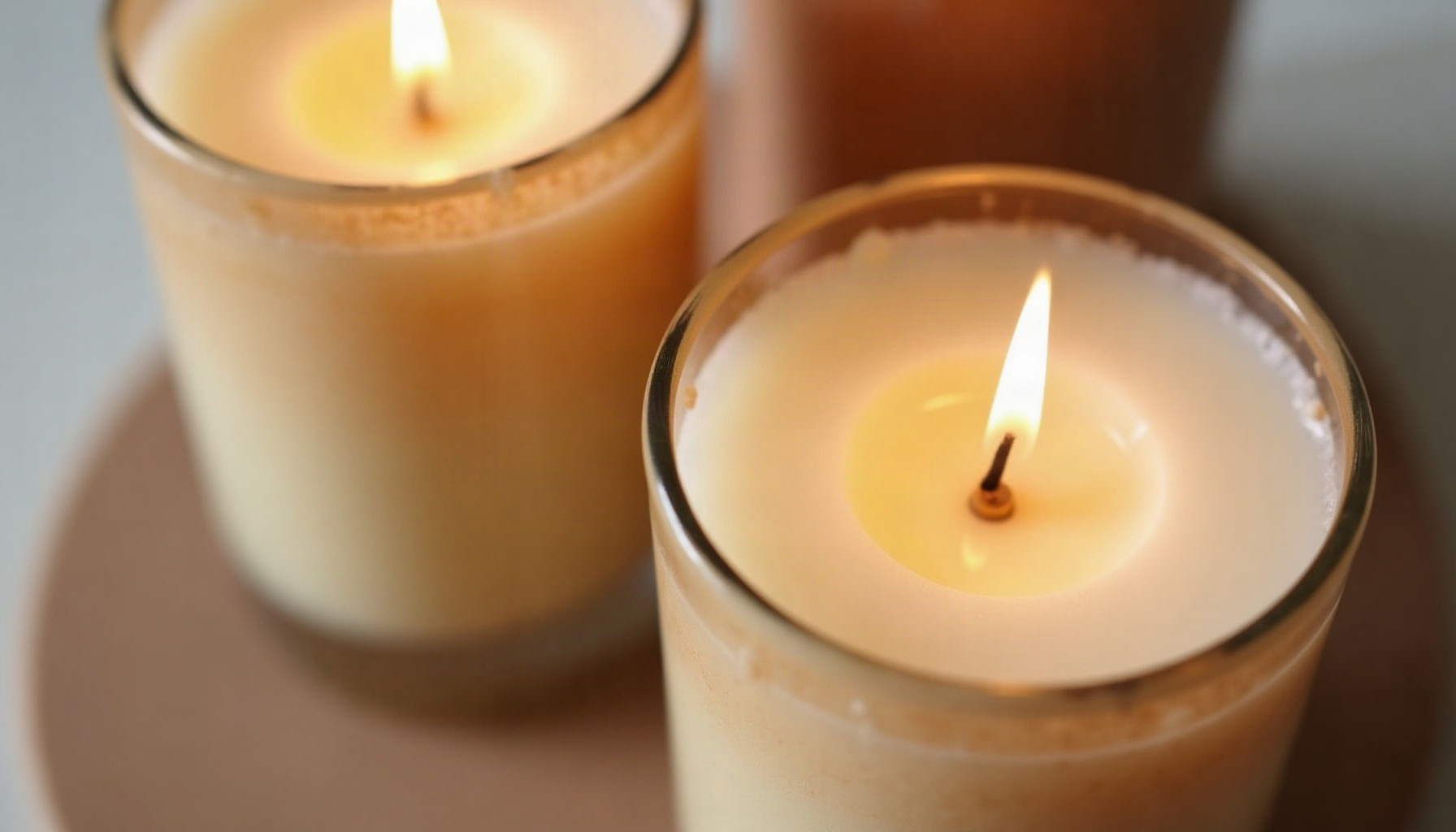 dark academia candles, warm minimal detail